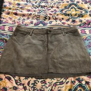 Urban Outfitters (Cooperative) suede mini skirt